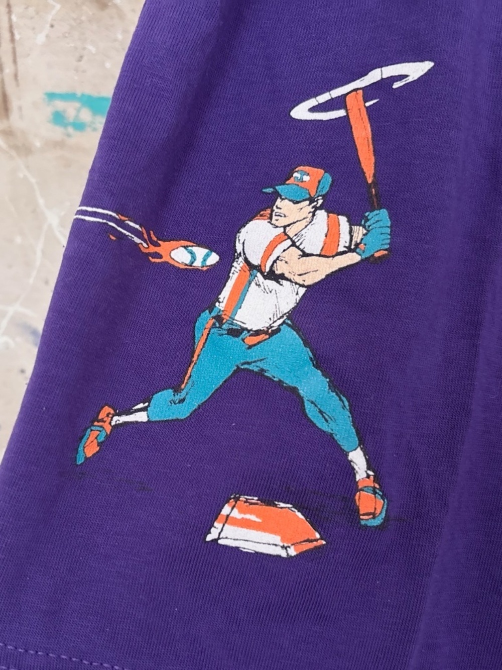 Vintage 90s Body Ragz Kid's Baseball Graphic Shorts - Picture 3 of 6